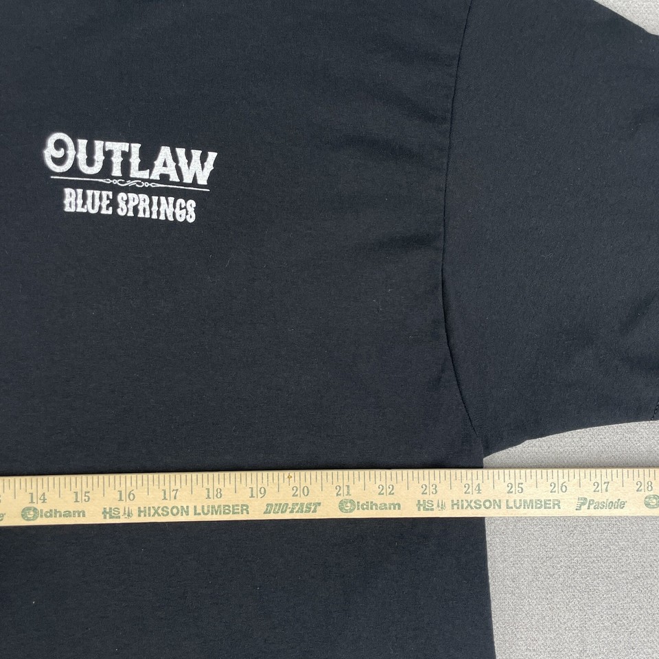 Outlaw Biker Most Wanted Mens 2XL Shirt Kansas City Missouri Freedom