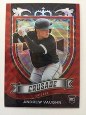 2021 Panini Crusade red wave rc ANDREW VAUGHN #d 146/199! Chicago White Sox