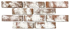 Colbee USA - Thin Brick Veneer - Color: Rustic White - Clay Brick - Handmade