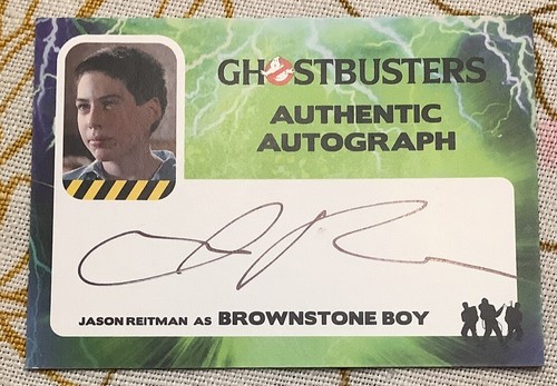 2016 Ghostbusters Authentic Autograph Jason Reitman JR Brownstone Boy