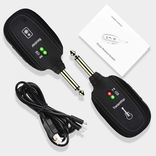Hot A8 Guitar Wireless System Transmitter Receiver Built-in Rechargeable UHF - Picture 12 of 12