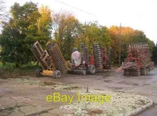 Photo 6x4 Assorted harrows - Manor Farm Fowlmere The fields around here a c2008