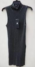 Rock & Republic NWT Gray, Sleeveless, High Neck Sweater Dress, Size Medium