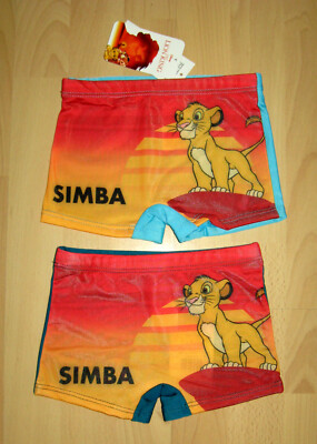 Disney König der Löwen Badehose Gr. 92, 98, 104, 110, 116 Simba Boxer Badeshorts