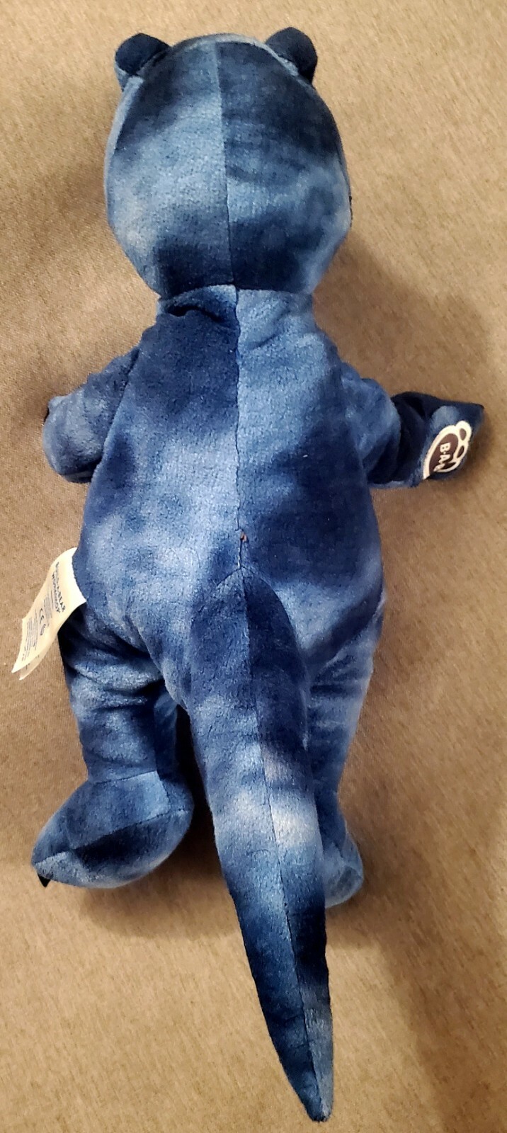 Build a Bear Blue Dinosaur TRex Plush Stuffed Animal Voice Box Roaring