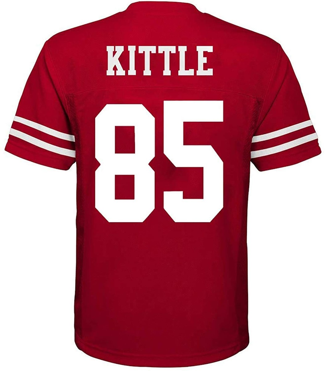【US限定】NIKE San Francisco 49ers e Kittle Game Jersey Men's San Francisco 49ers George Kittle Nike Scarlet Player