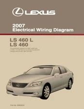 2007 Lexus LS 460 L, LS 460 Wiring Diagrams Schematics Layout Factory OEM