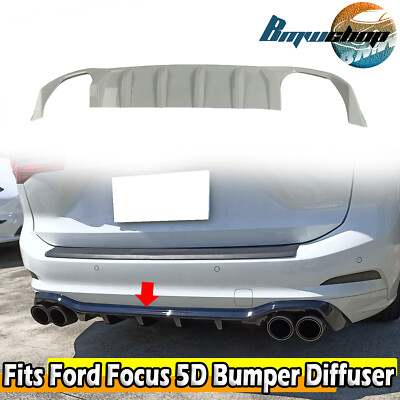 22-25 Fits Ford Focus MK4 5D Wagon ST Line Rear Bumper Diffuser Spoiler Painted
