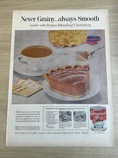 Carnation Evaporated Milk Pumpkin Pie Recipe 1955 Vintage Print Ad Life Magazine