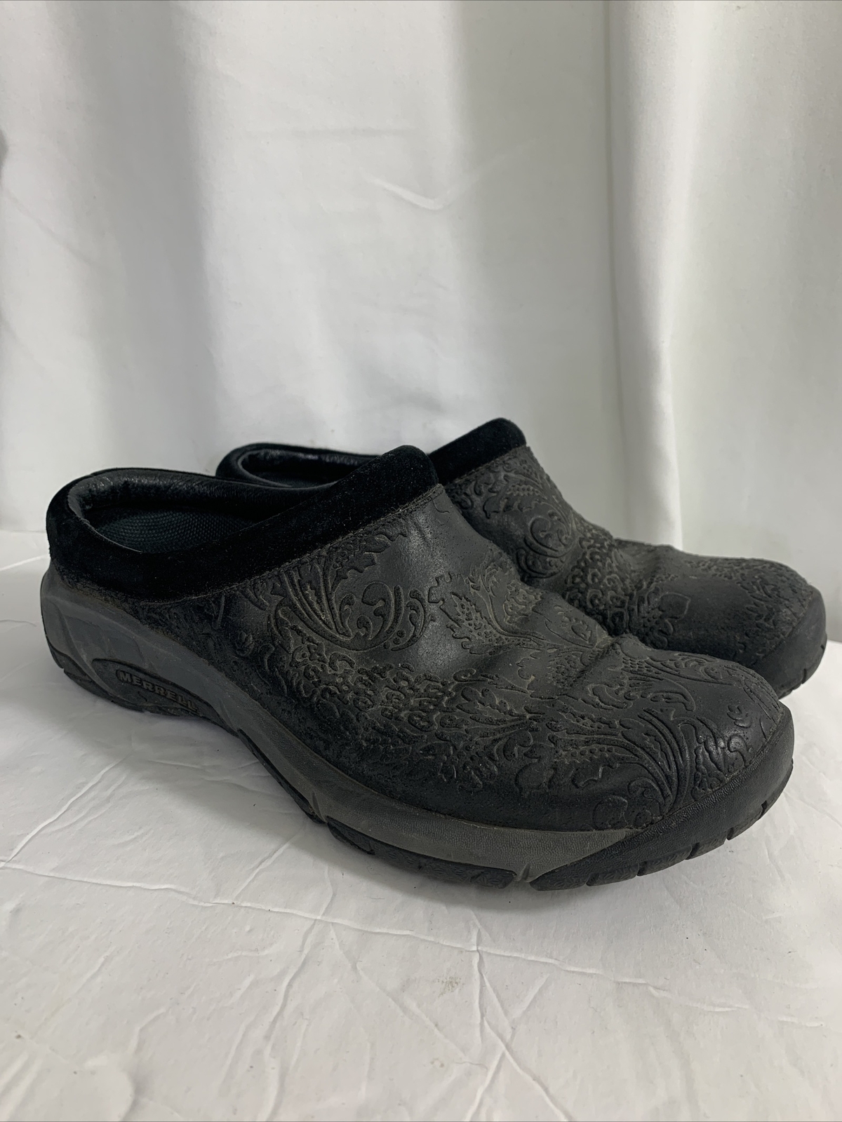 Zoccolo donna Merrell Encore Frill casual in rilievo taglia 6 J69416 nero