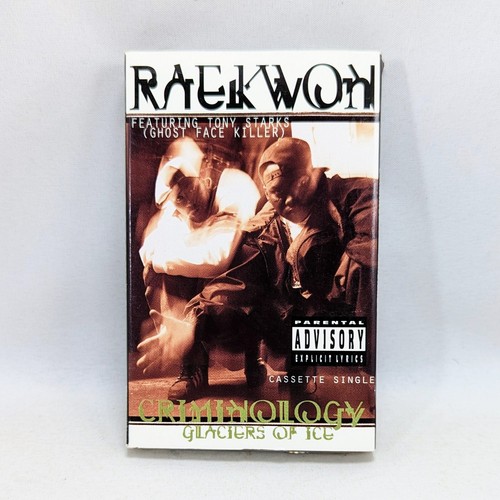 Raekwon Cuban Linx Criminology Glaciers Of Ice Tony Starks Cassette Tape Single  - Picture 1 of 5
