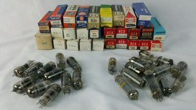 Vintage Radio TV Vacuum Electron Tube: 6T8A 6AL8 6CG7 6GH8A 6CB6A 12AV6 12AU7A