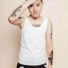Lesbianas Pecho Largo Encuadernador Camiseta Interior Tomboy Camiseta sin Mangas Chaleco Trans Juegos con disfraces NLK