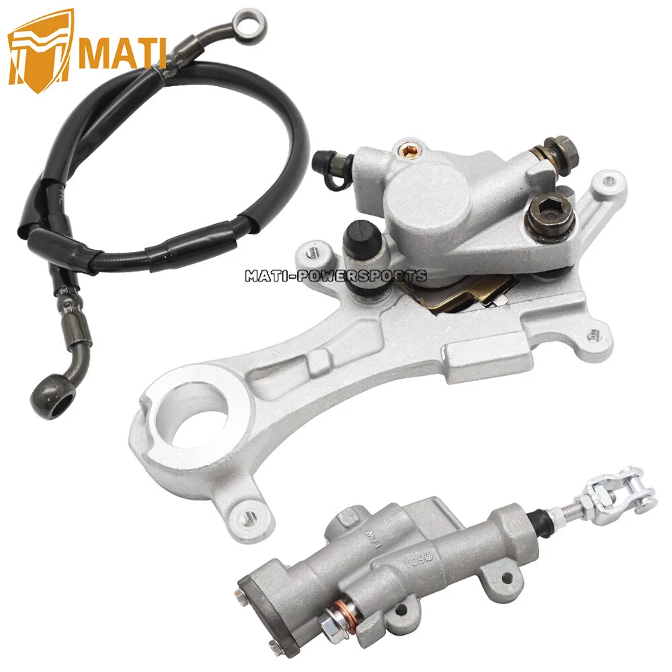 Pinza de freno trasera y cilindro maestro con manguera para Yamaha YZ250F YZ450F 2009-2020 Foto 2 de 4