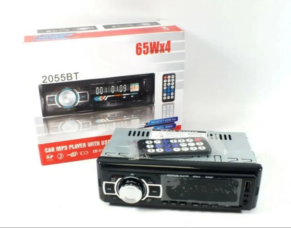 AUTORADIO BLUETOOTH 1 DIN CON VIVAVOCE RADIO FM MP3 USB MICRO SD AUX STEREO AUTO - Immagine 3 di 4