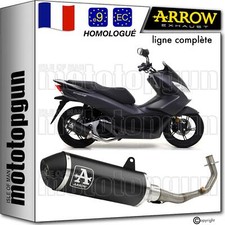 ARROW LIGNE COMPLETE APPROUVE RC URBAN ALUMINIUM NOIR HONDA PCX 125 2020 20