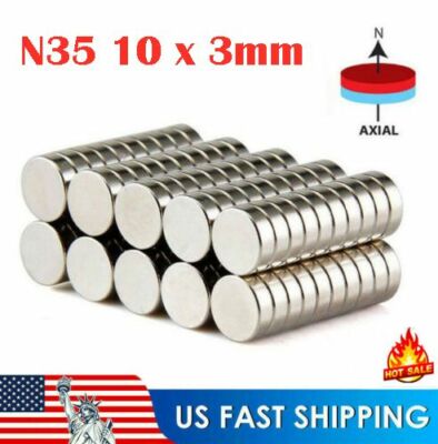 Earth Magnets N52 Bulk Neodymium Rare Earth Magnets - Lot Of 10, 50, Or 100 Round &amp; Block Magnets In N35, N50, N52 Grades Round Magnets Bulk