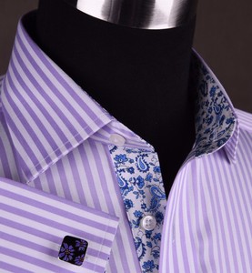 mens purple formal shirt
