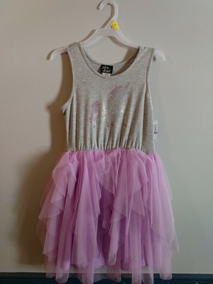 pink & violet unicorn dress