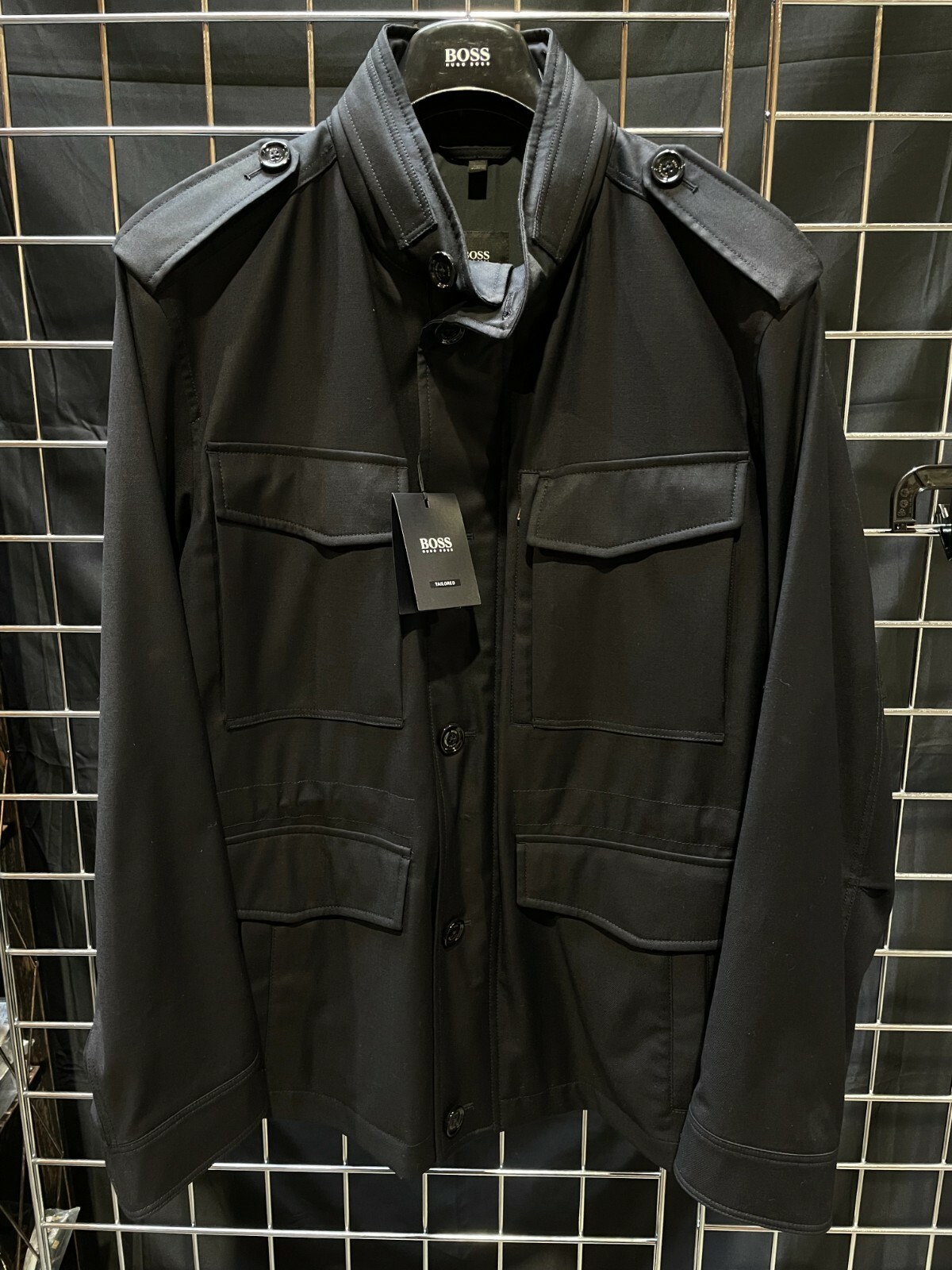 HUGO BOSS Iconic Field Jacket in Dark 