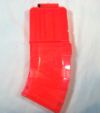 NERF Zombie Strike Red-Orange 10 Dart Banana Clip/Magazine