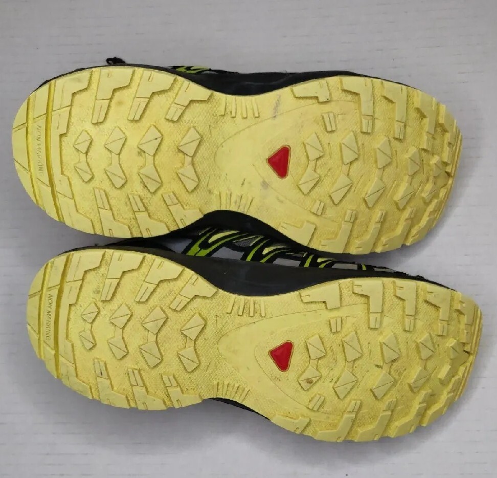 Scarpe da trail running Salomon XA PRO 3D impermeabili da donna taglia: 5 grigio giallo #411241