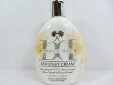 DOUBLE DARK COCONUT CREAM ADVANCED 200X BLACK BRONZER 13.5 OZ TANNING LOTION