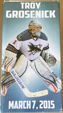 NEW 2014-15 TROY GROSENICK Worcester Sharks Bobblehead SGA Goalie LA Kings NIB