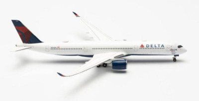 New! Herpa 530859-002 Delta Air Lines Airbus A350-900, reg. N502DN 1:500 diecast