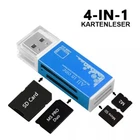 ✅ALL-IN-ONE Card Reader Memory Cards USB Card Reader for SD/xD/MS/SDHC Z43