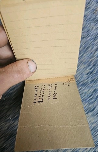 JOT pocket Pad Jcb Co. 1920's-1930's Notepad Paper Vintage Antique Depression - Picture 5 of 6