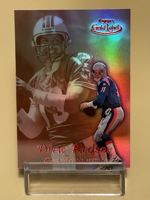 1999 TOPPS GOLD LABEL DREW BLEDSOE RACE TO MARINO # R3 - CARD # 05/13  RARE!!!!