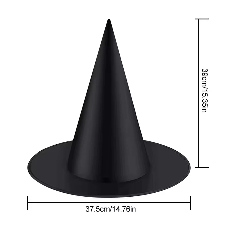 10/1 pieza Sombrero de Mago de Halloween Niños Adultos Fiesta de Halloween Juegos con disfraces Disfraz Decoración Foto 3 de 4