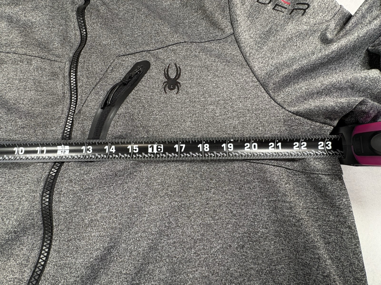 Spyder Active ProWeb Full Zip Jacket Gray XL Perf… - image 9