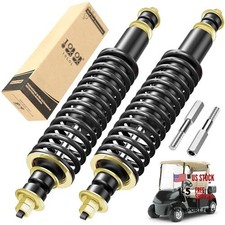 EZGO Golf Cart Front Rear Shock Absorber Kit with Black with Extension Rod