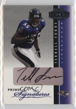 2003 Playoff Honors Prime Signatures 51/300 Terrell Suggs #PS54 Auto 0hr4