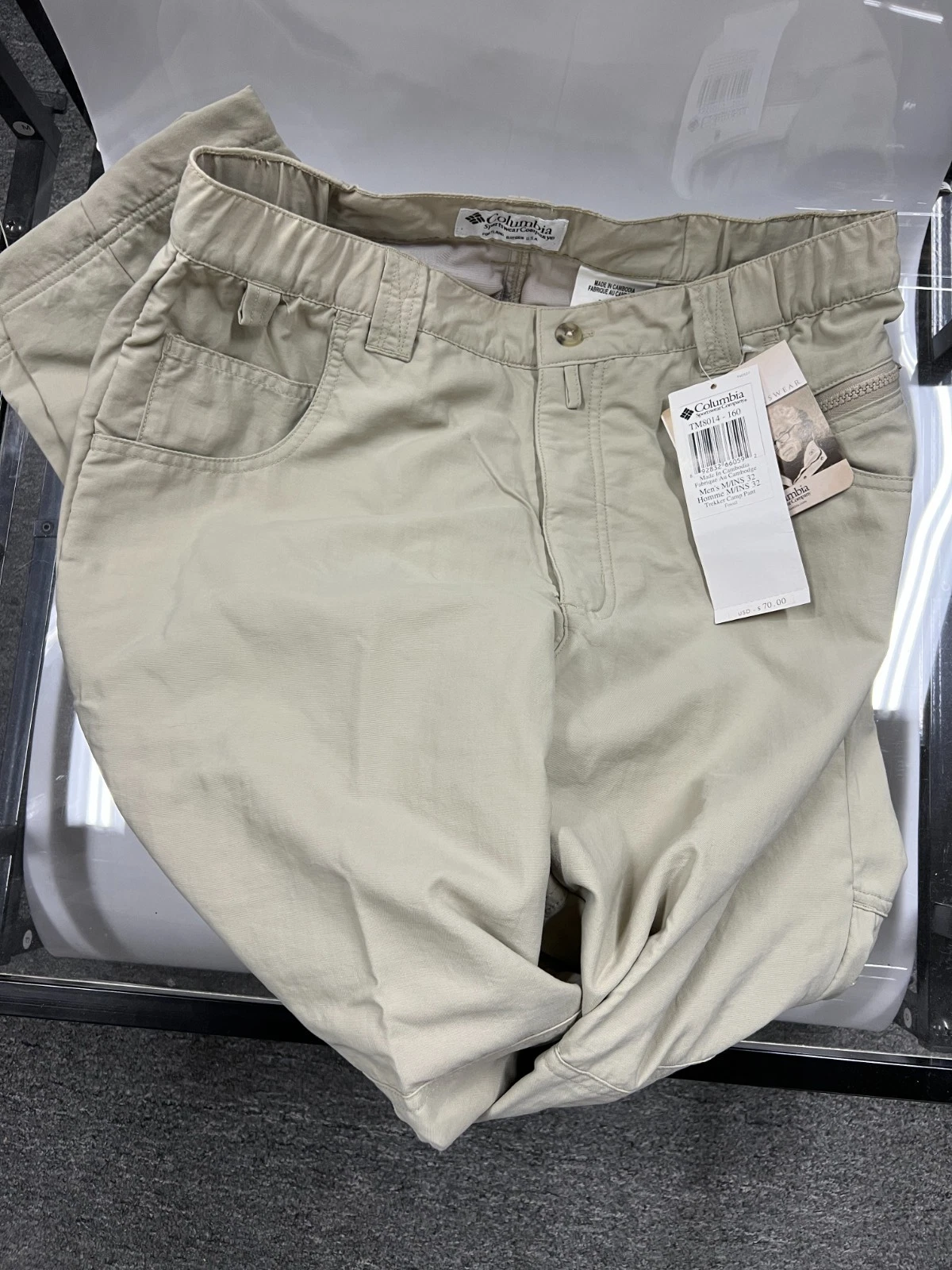 Columbia Pants Mens Trekker Camp Pant M, Ins 32