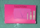 Valentino Spike Matte Lipstick Set w/ Pouch, 2 Nude Shades 100R & 123R