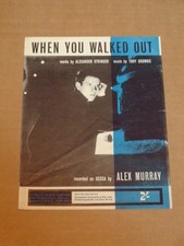 Alex Murray - When You Walked Out - sheet music