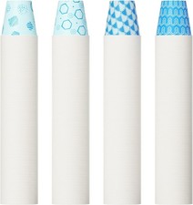 3 oz Paper Cups 500 Pack Disposable Bathroom Mouthwash Cups Assorted Blue