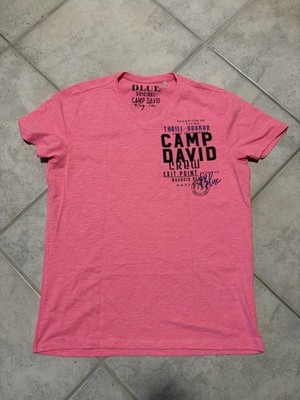 Camp David Herren T-Shirt Gelb Größe L