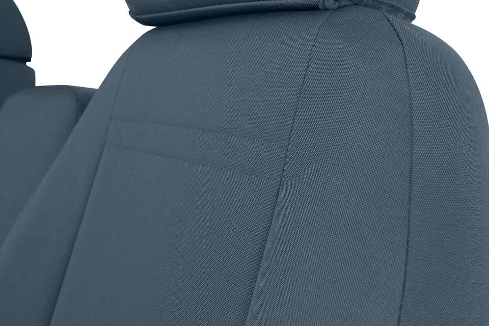 For Ford F-150 04-08 CalTrend Cordura 1st Row Charcoal Custom Seat Covers - Imagem 2 de 3