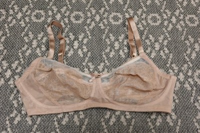 New Wacoal Retro Chic Wireless Bra - Size 34C - Toast - # 852186
