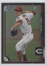 2015 Bowman Draft Chrome Asia Exclusive Black Refractor Jimmy Herget #30 0o6v