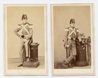 Civil War CDV pair of 7th New York State Militia soldier, by Bogardus, New York