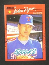 1990 DONRUSS NOLAN RYAN 5000 K's #659