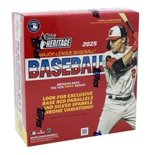 2025 TOPPS HERITAGE BASEBALL MEGA BOX BOX BLOWOUT CARDS