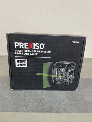 PREXISO Laser Level, 65Ft Self Leveling Cross Line Laser Level, PLC10UG