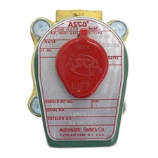 ASCO 8210C94 2-WAY 2-POSITION SOLENOID VALVE, NC, 3/8", 120VAC, HIGH FLOW, BRASS