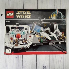 Lego #7754 STAR WARS Home One Mon Calamari Star Cruiser MANUALS Instructions 1&2